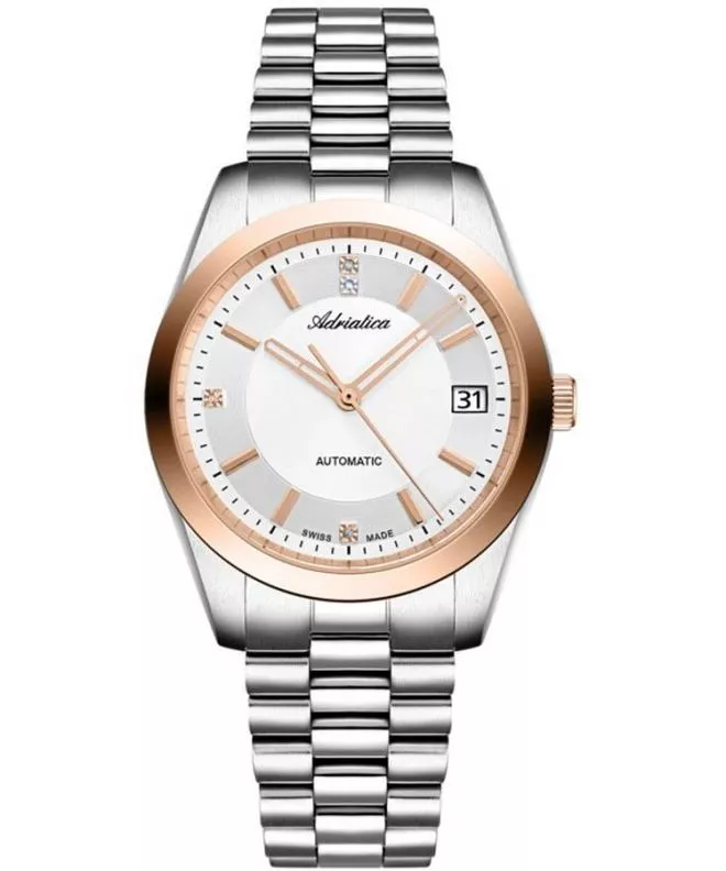 Reloj para mujeres Adriatica Classic Automatic Diamonds A3802.R113AD