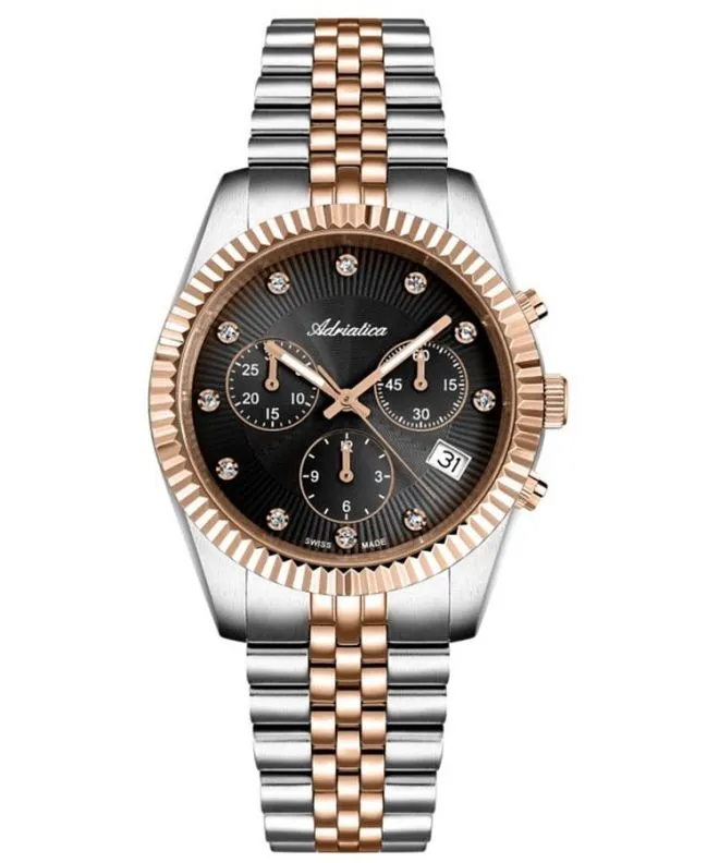Reloj para mujeres Adriatica Classic Chronograph A3809.R1R6CH