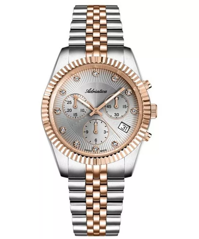 Reloj para mujeres Adriatica Classic Chronograph A3809.R1R7CH