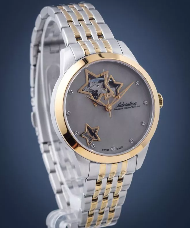 Reloj para mujeres Adriatica Diamond Automatic Limited Edition A3333.214ZA