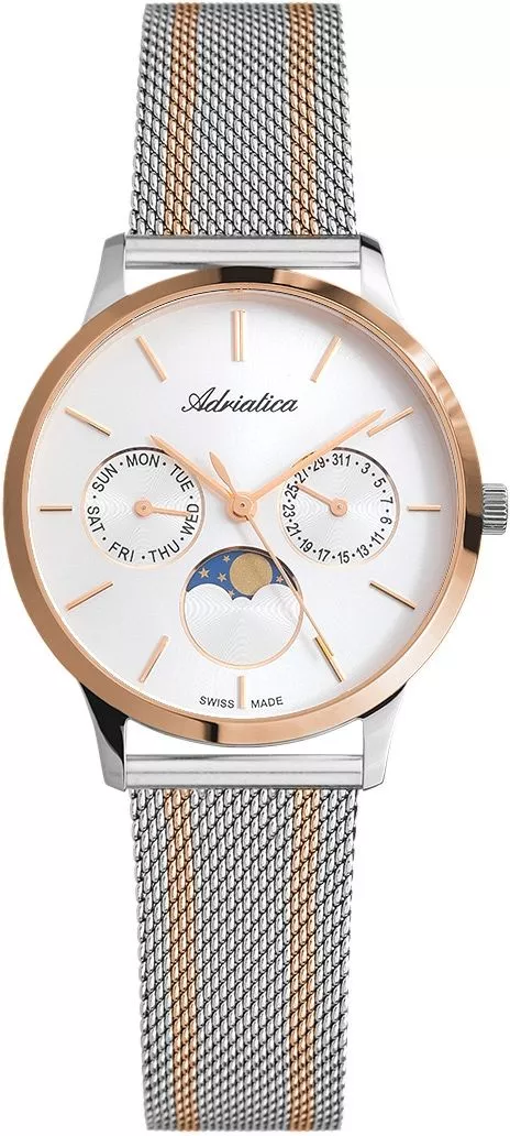 Reloj para mujeres Adriatica Moon Phase A3174.R113QF2