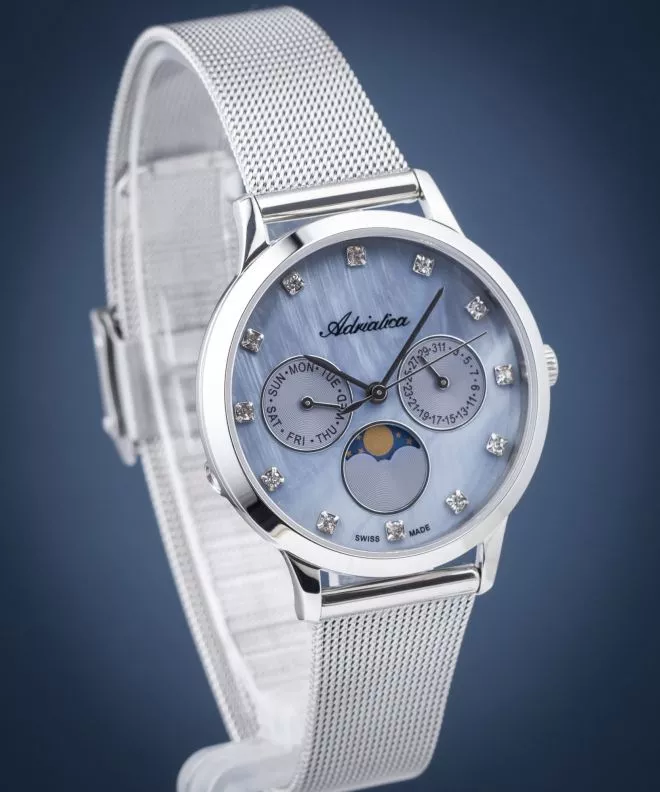 Reloj para mujeres Adriatica Moonphase A3174.514BQF