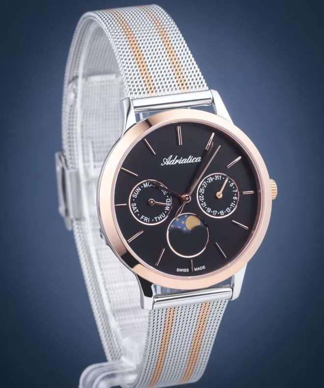 Reloj para mujeres Adriatica Moonphase A3174.R114QF2