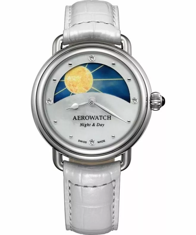 Reloj para mujeres Aerowatch 1942 Night & Day Quartz 44960 AA11