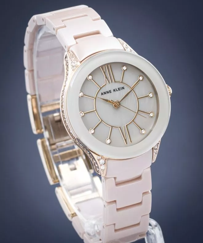 Reloj para mujeres Anne Klein Diamond Accented AK-2388TNGB