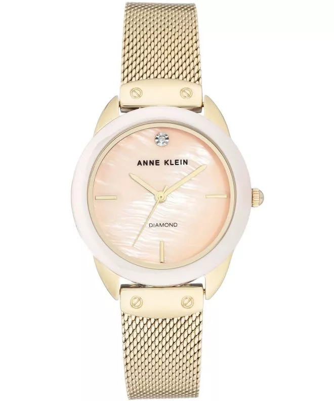 Reloj para mujeres Anne Klein Diamond AK-3258LPGB