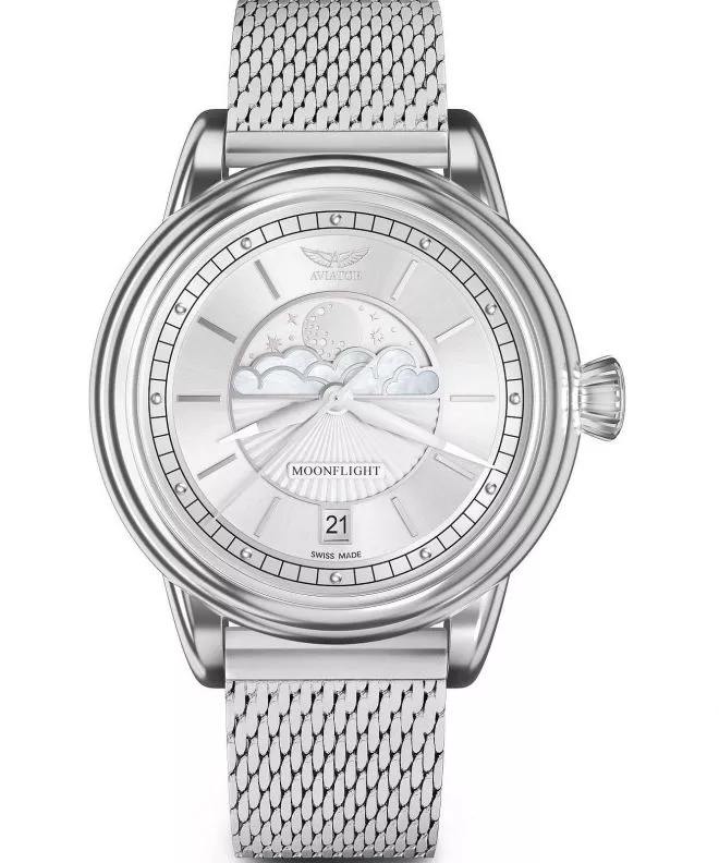 Reloj para mujeres Aviator Douglas Moonflight Limited Edition V.1.33.0.250.5