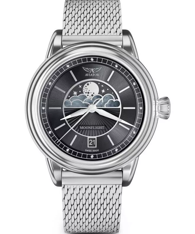 Reloj para mujeres Aviator Douglas Moonflight Limited Edition V.1.33.0.252.5