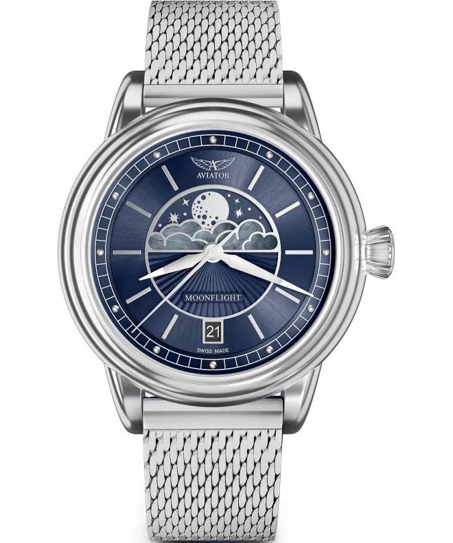 Reloj para mujeres Aviator Douglas Moonflight Limited Edition V.1.33.0.255.5
