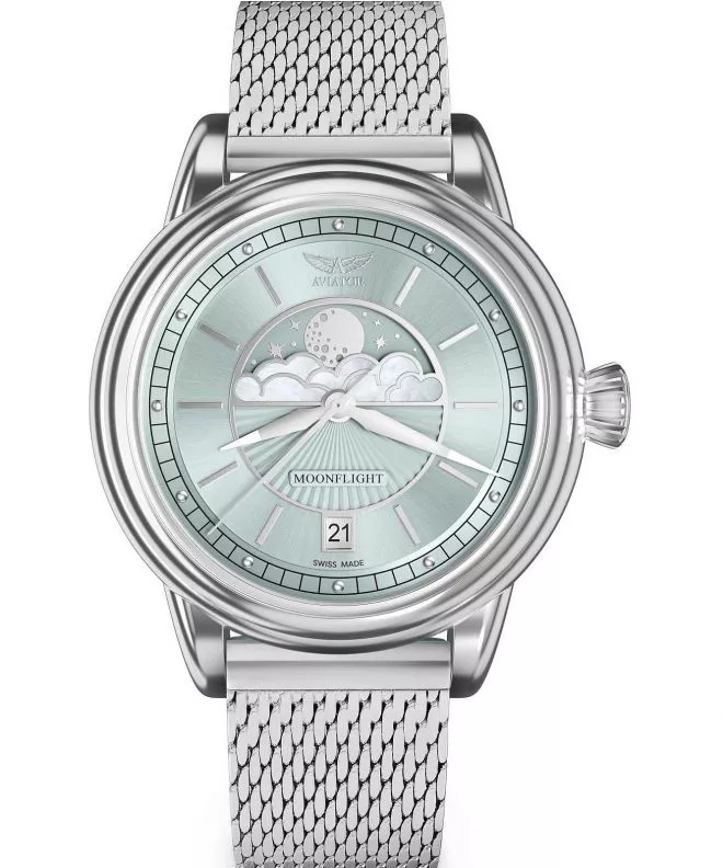 Reloj para mujeres Aviator Douglas Moonflight Limited Edition V.1.33.0.261.5