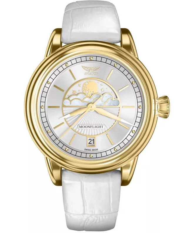 Reloj para mujeres Aviator Douglas Moonflight Limited Edition V.1.33.1.343.4