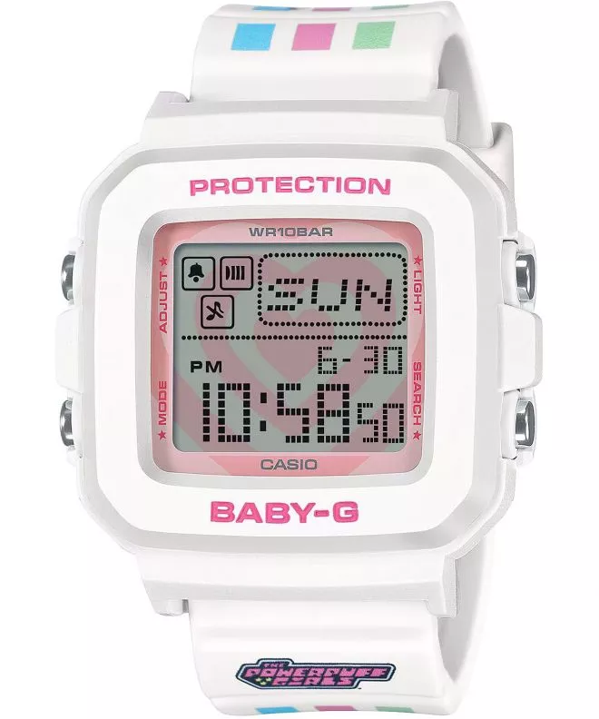 Reloj para mujeres Casio Baby-G Classic PLUS x THE POWERPUFF GIRLS Gift Set BGD-10KPP-7ER