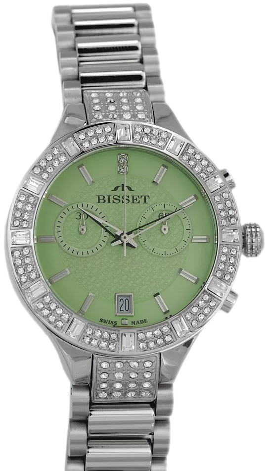 Reloj para mujeres Bisset Zircone Chronograph Outlet BSBE18SINX05AX-outlet