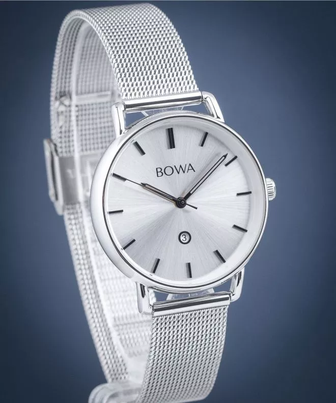 Reloj para mujeres BOWA Milan Silver-Black Tone Mesh 34 MI345-51-165M