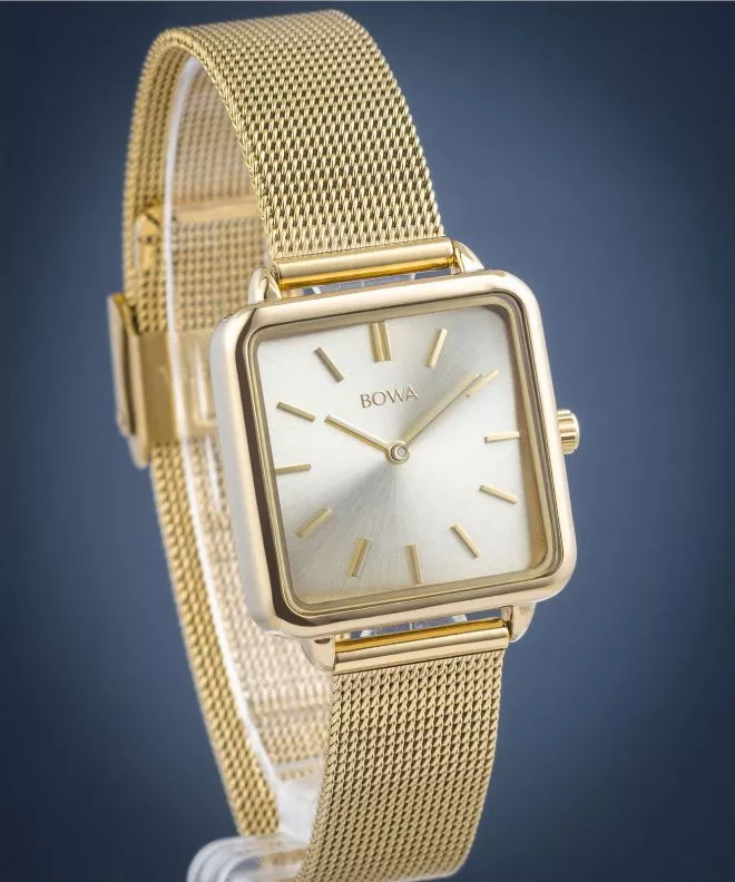 Reloj para mujeres BOWA Vienna Full-Gold Mesh 29 VI294-44-164M