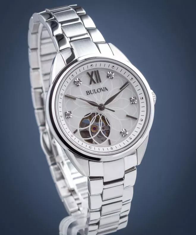 Reloj para mujeres Bulova Diamond Automatic 96P181