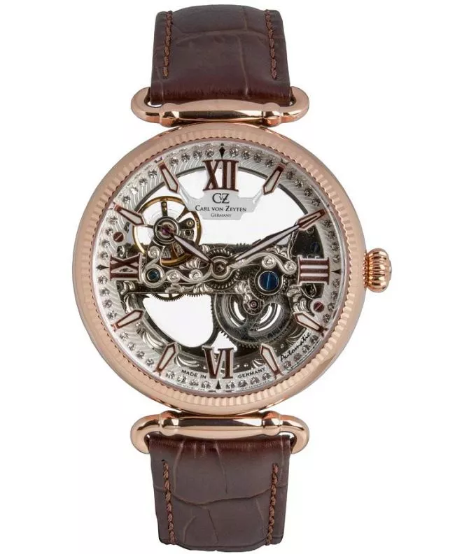 Reloj para mujeres Carl von Zeyten Hausern Skeleton Automatic Limited Edition CVZ0083RWHS