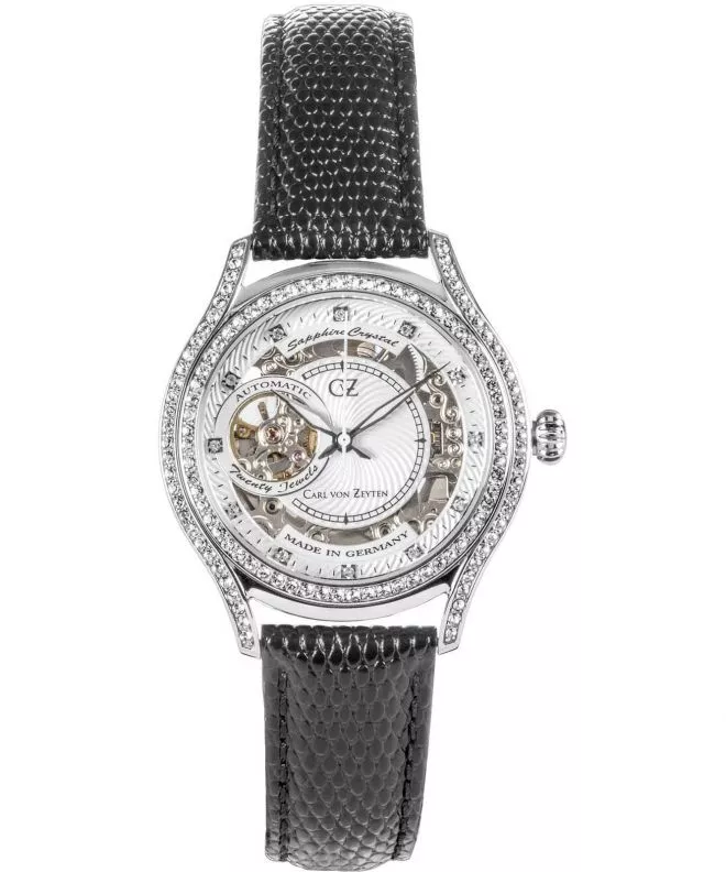 Reloj para mujeres Carl von Zeyten Hornberg Skeleton Automatic CVZ0069WHS