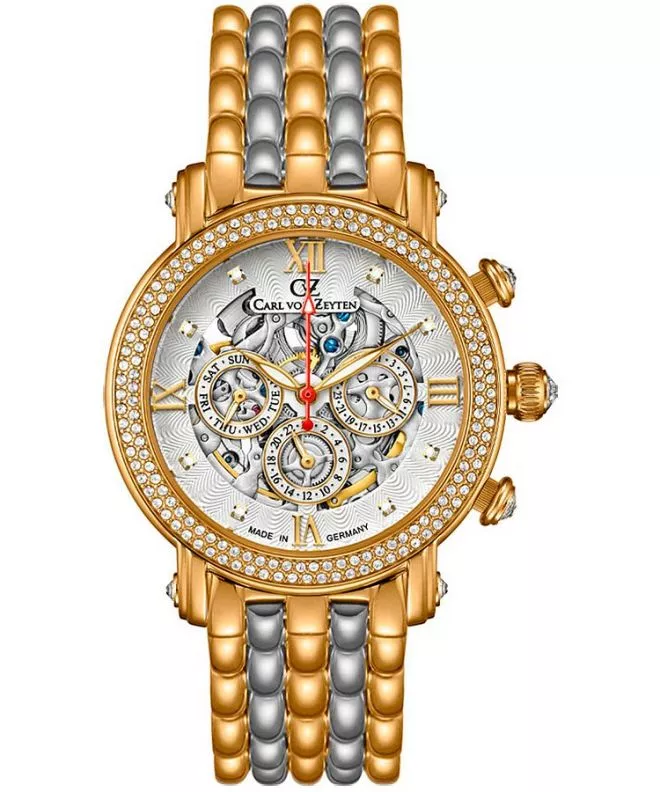 Reloj para mujeres Carl von Zeyten Kniebis Skeleton Automatic CVZ0062RWBS