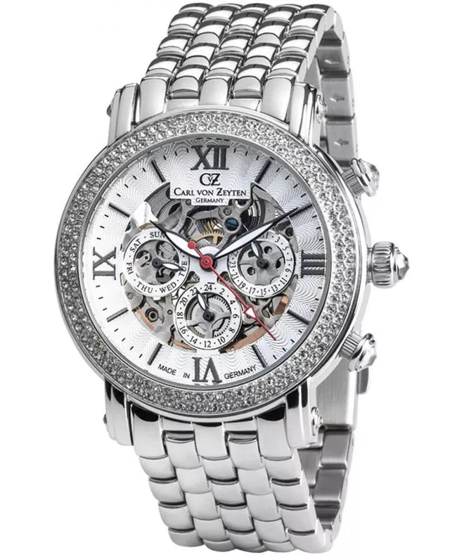Reloj para mujeres Carl von Zeyten Kniebis Skeleton Automatic CVZ0062WHMS