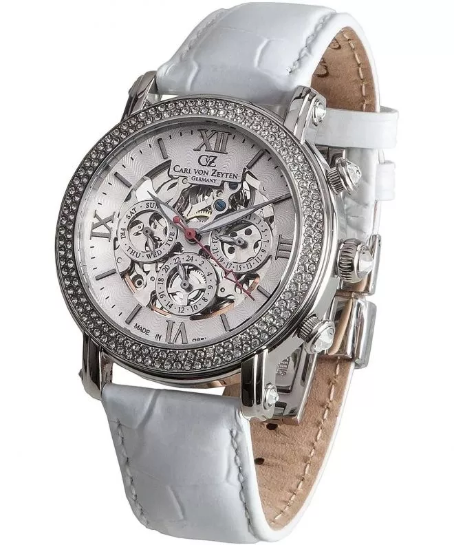 Reloj para mujeres Carl von Zeyten Kniebis Skeleton Automatic CVZ0062WHS