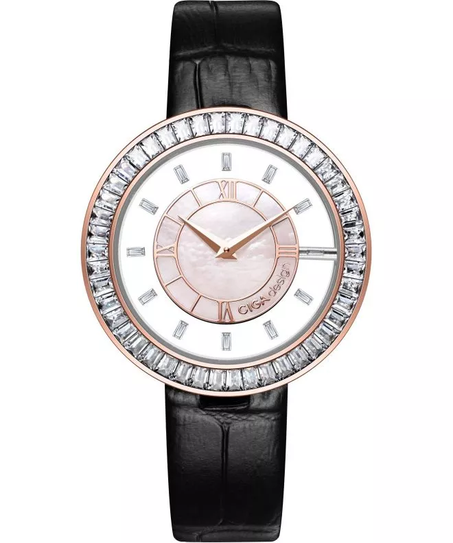 Reloj para mujeres Ciga Design D Series SPARKLE D022-REWH-1BK