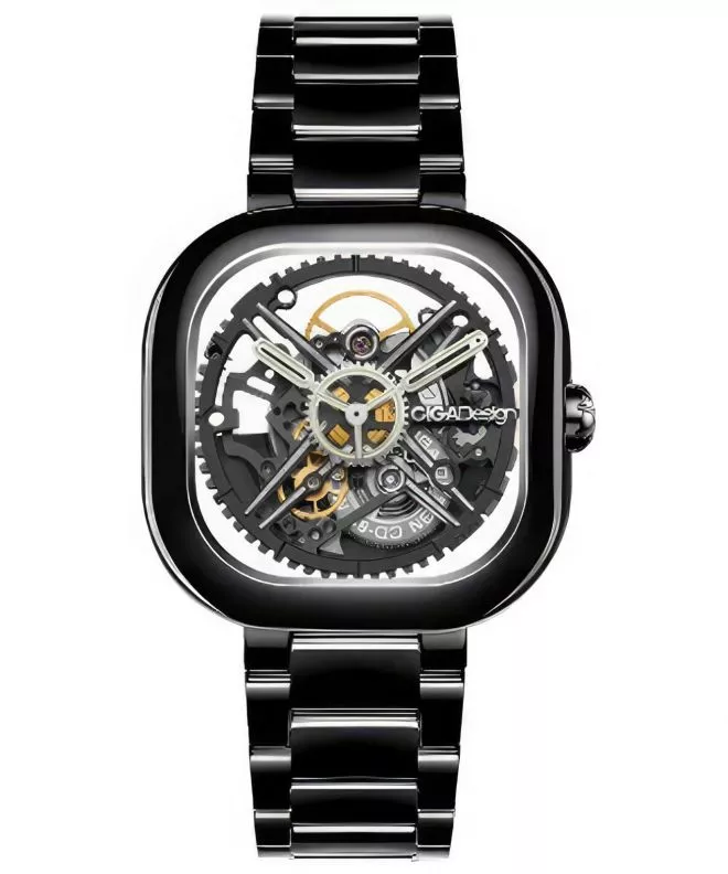 Reloj para mujeres Ciga Design Eastern Jade Skeleton Automatic C012-BB01-W7B (C012-BB01-7B)