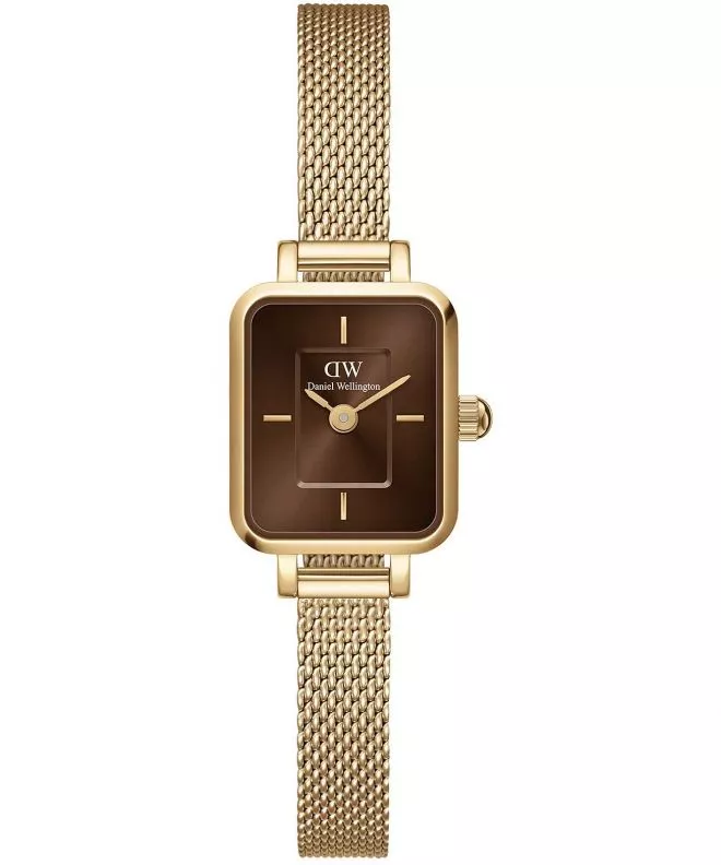 Reloj para mujeres Daniel Wellington Quadro Mini Evergold Amber 15 DW00100654