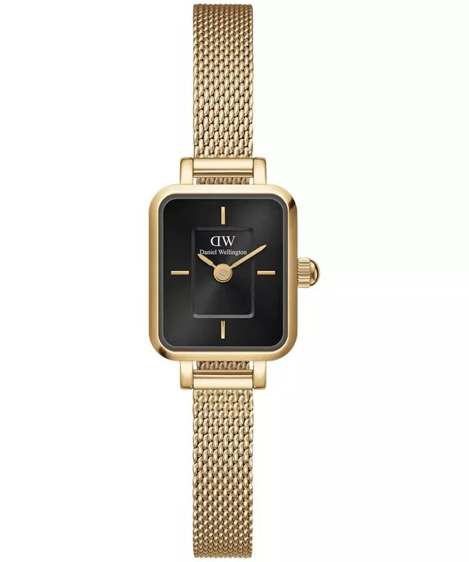 Reloj para mujeres Daniel Wellington Quadro Mini Evergold Onyx 15 DW00100652
