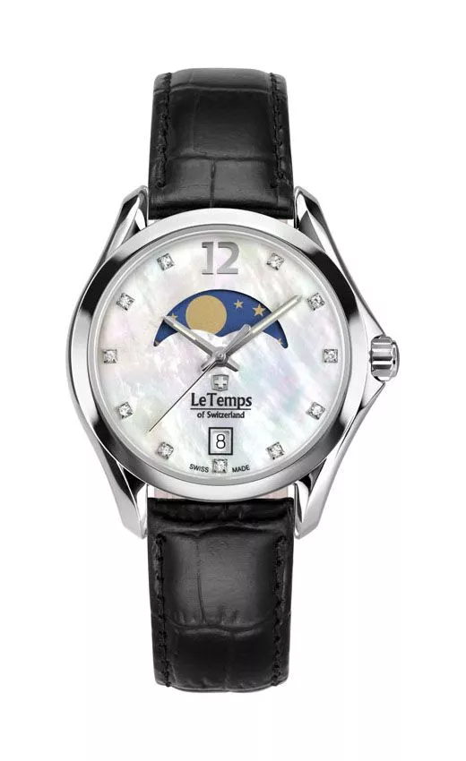 Reloj para mujeres Le Temps Sport Elegance Moon Phase LT1030.06BL01