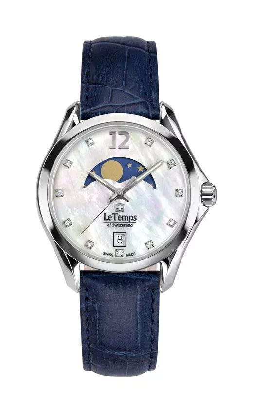 Reloj para mujeres Le Temps Sport Elegance Moon Phase LT1030.06BL03