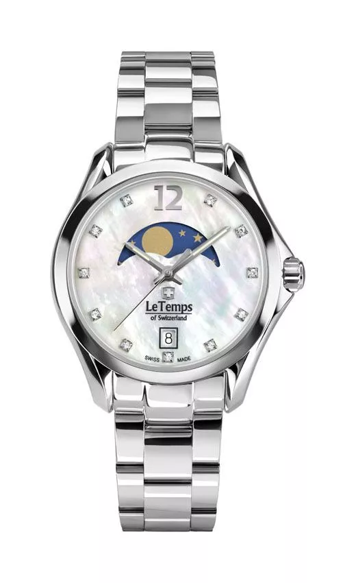 Reloj para mujeres Le Temps Sport Elegance Moon Phase LT1030.06BS01