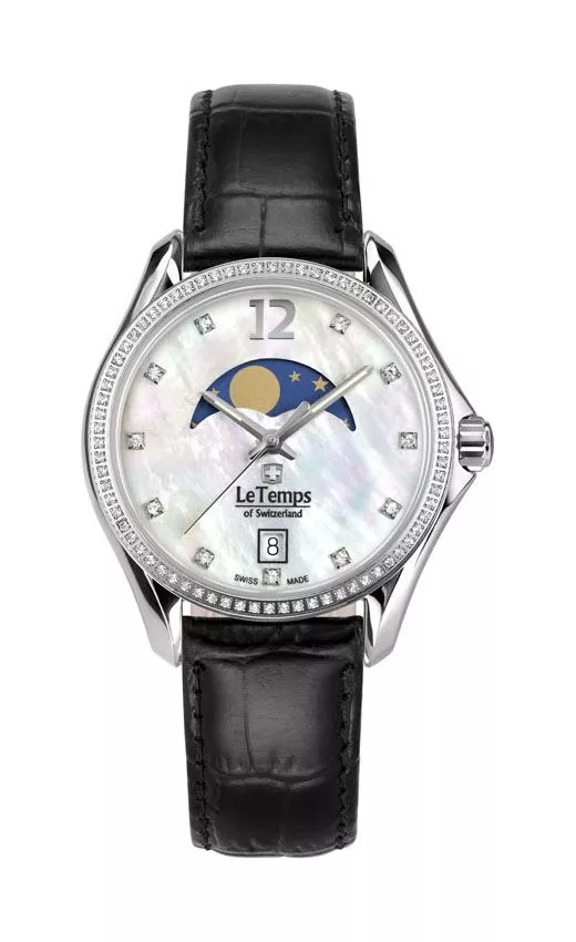 Reloj para mujeres Le Temps Sport Elegance Moon Phase LT1030.16BL01