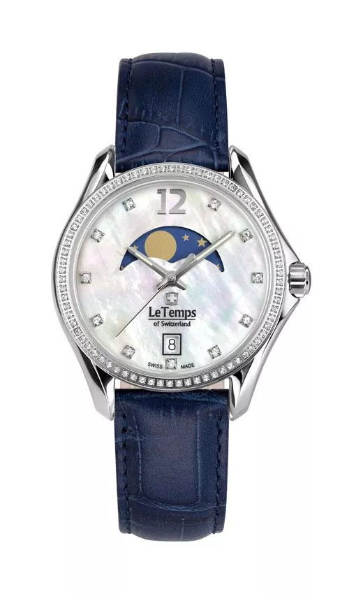 Reloj para mujeres Le Temps Sport Elegance Moon Phase LT1030.16BL03