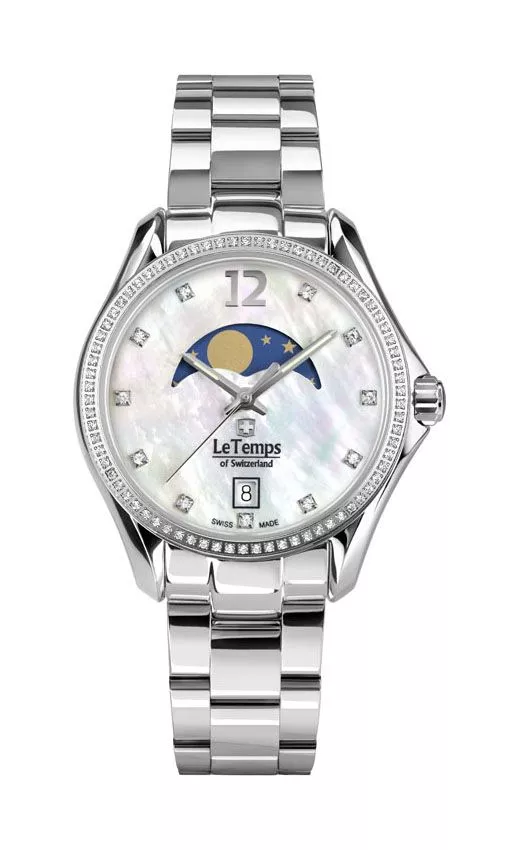 Reloj para mujeres Le Temps Sport Elegance Moon Phase LT1030.16BS01