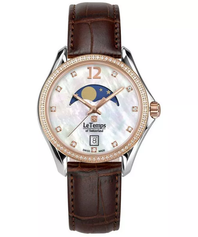 Reloj para mujeres Le Temps Sport Elegance Moon Phase LT1030.46BL52