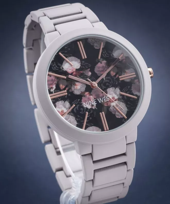 Reloj para mujeres Nine West Emmaliana NW-2096BKGY