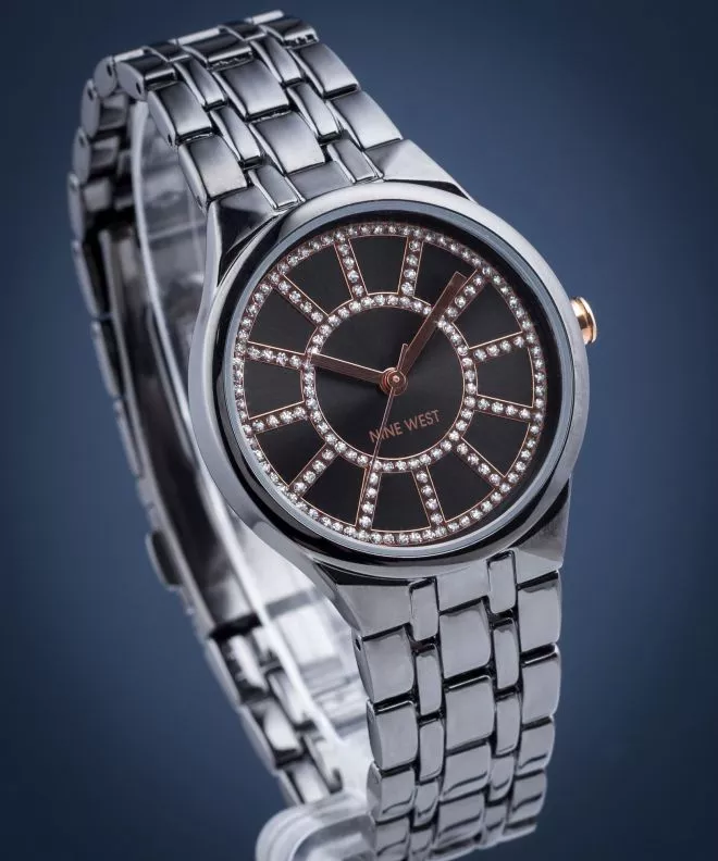 Reloj para mujeres Nine West Glitter Accented NW-1919GNRT