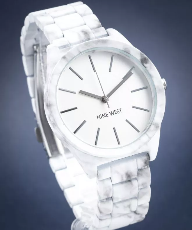 Reloj para mujeres Nine West Ulaniah Marble NW-2015WTMB