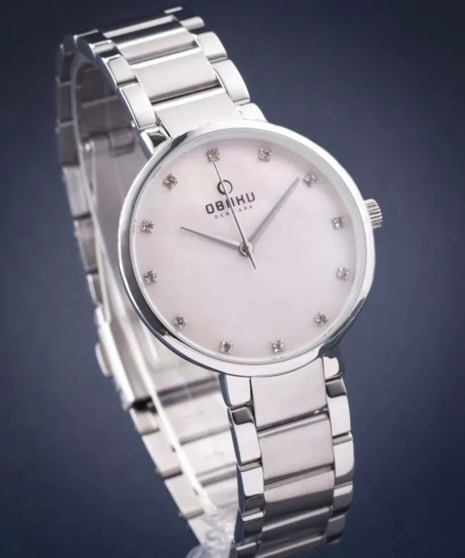 Reloj para mujeres Obaku Classic V189LXCPSC