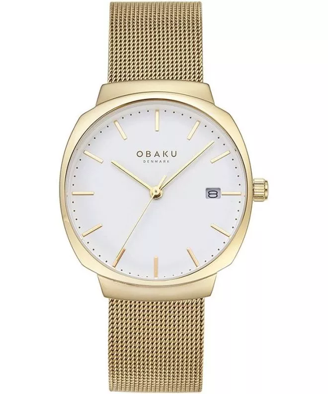 Reloj para mujeres Obaku Felt Lille Gold V273LDGWMG