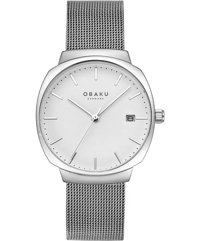 Reloj para mujeres Obaku Felt Lille Steel V273LDCWMC