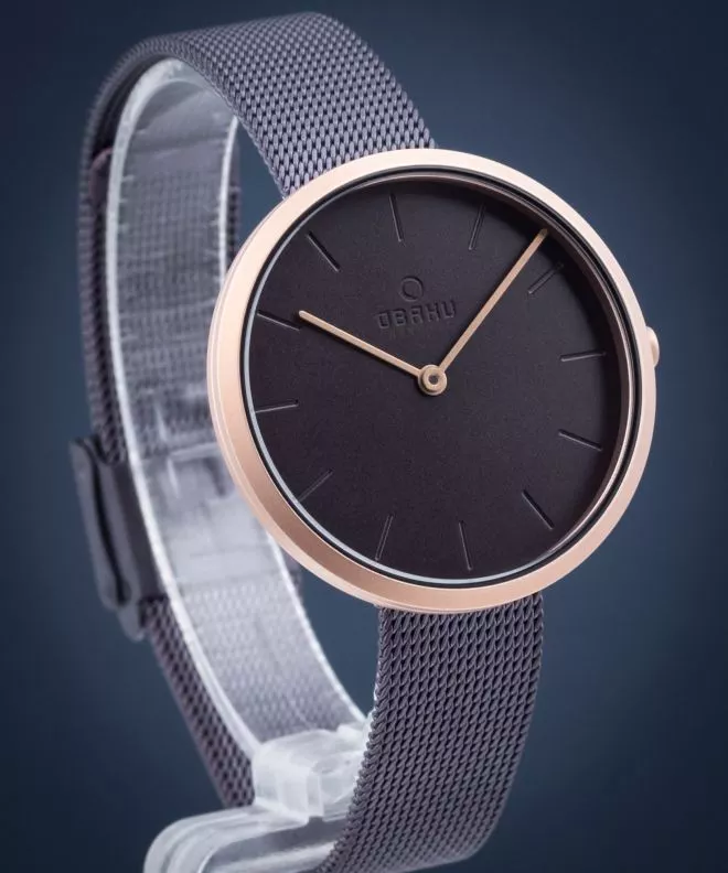Reloj para mujeres Obaku Hassel Lille Walnut V219LXVNMN