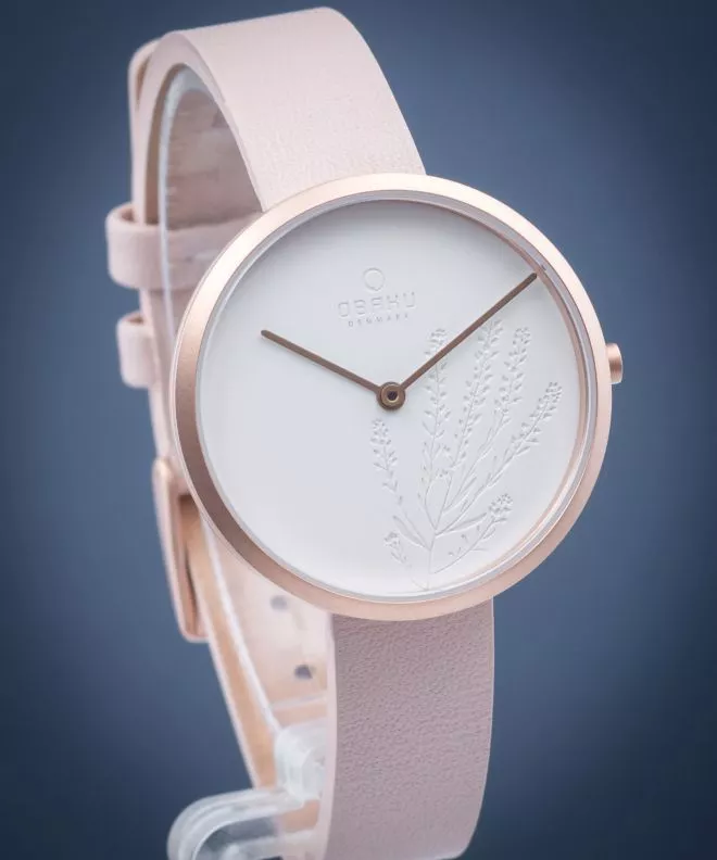 Reloj para mujeres Obaku Hassel Natur Nude V219LXVHRX
