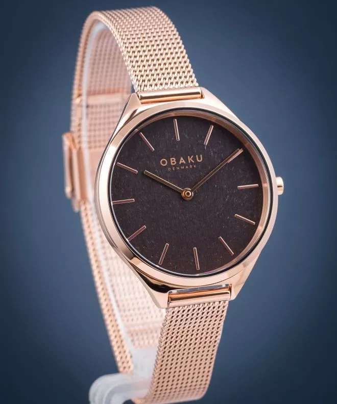 Reloj para mujeres Obaku Kafee Chocolate V257LHVNMV