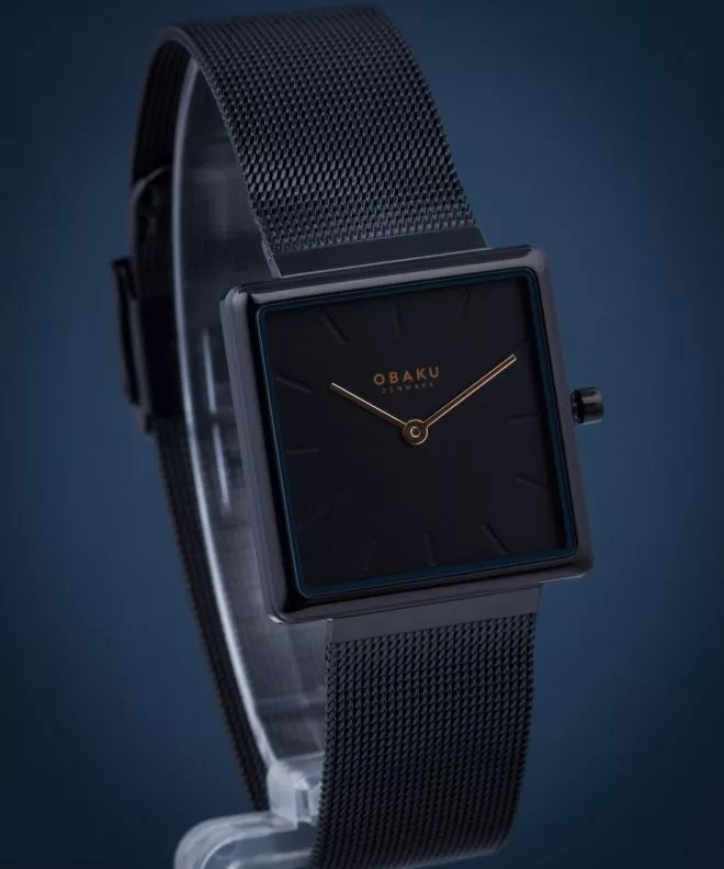 Reloj para mujeres Obaku Kvadrat V236LXBBMB