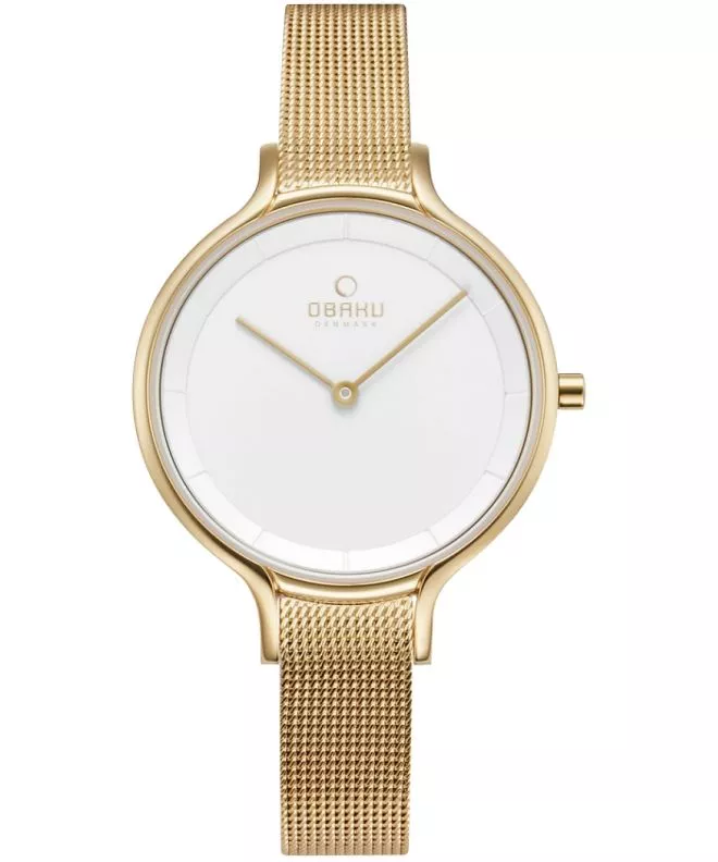 Reloj para mujeres Obaku Kyst Gold V228LXGIMG