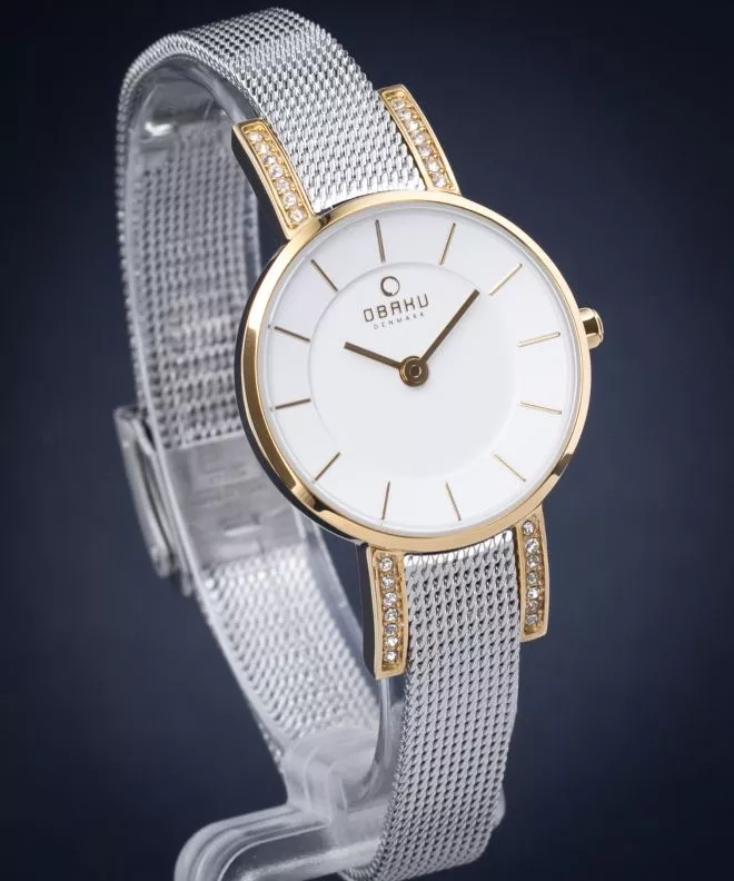 Reloj para mujeres Obaku Lys Rose V207LEGIMC