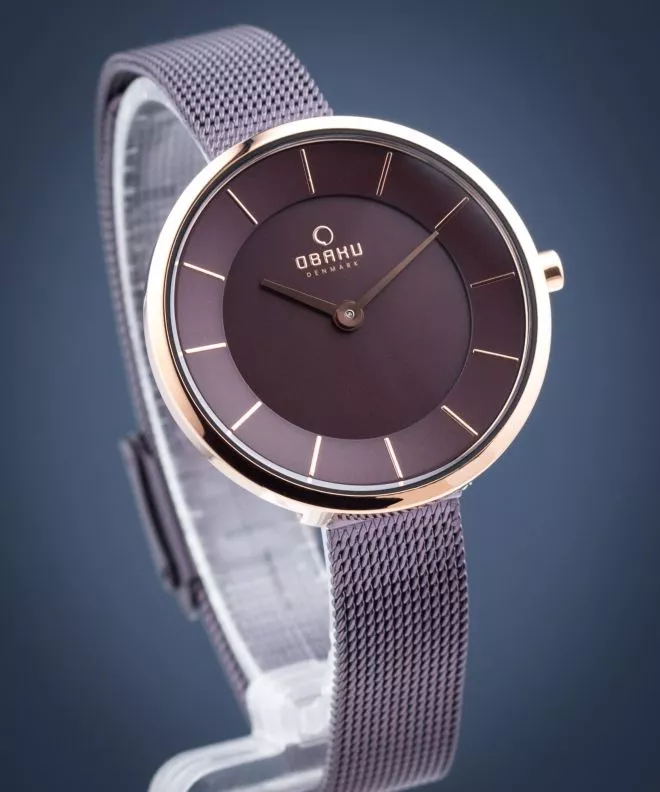 Reloj para mujeres Obaku Merian Walnut V226LXVNMN