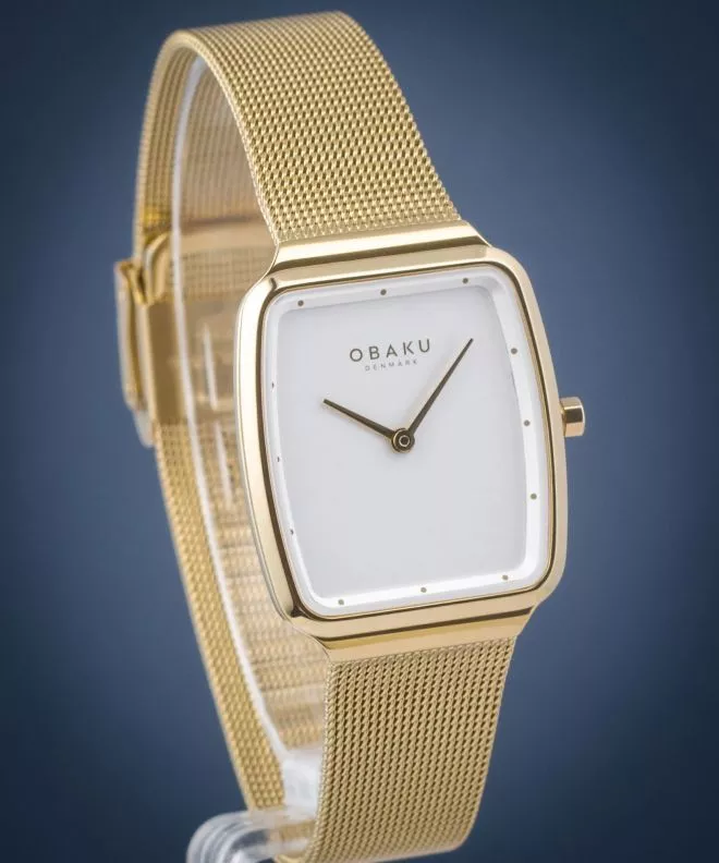 Reloj para mujeres Obaku Tern Lille Gold V267LXGIMG